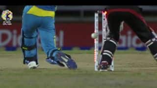 CPL 2017: Bizarre incident of batsman getting cleaned-up but still a boundary!